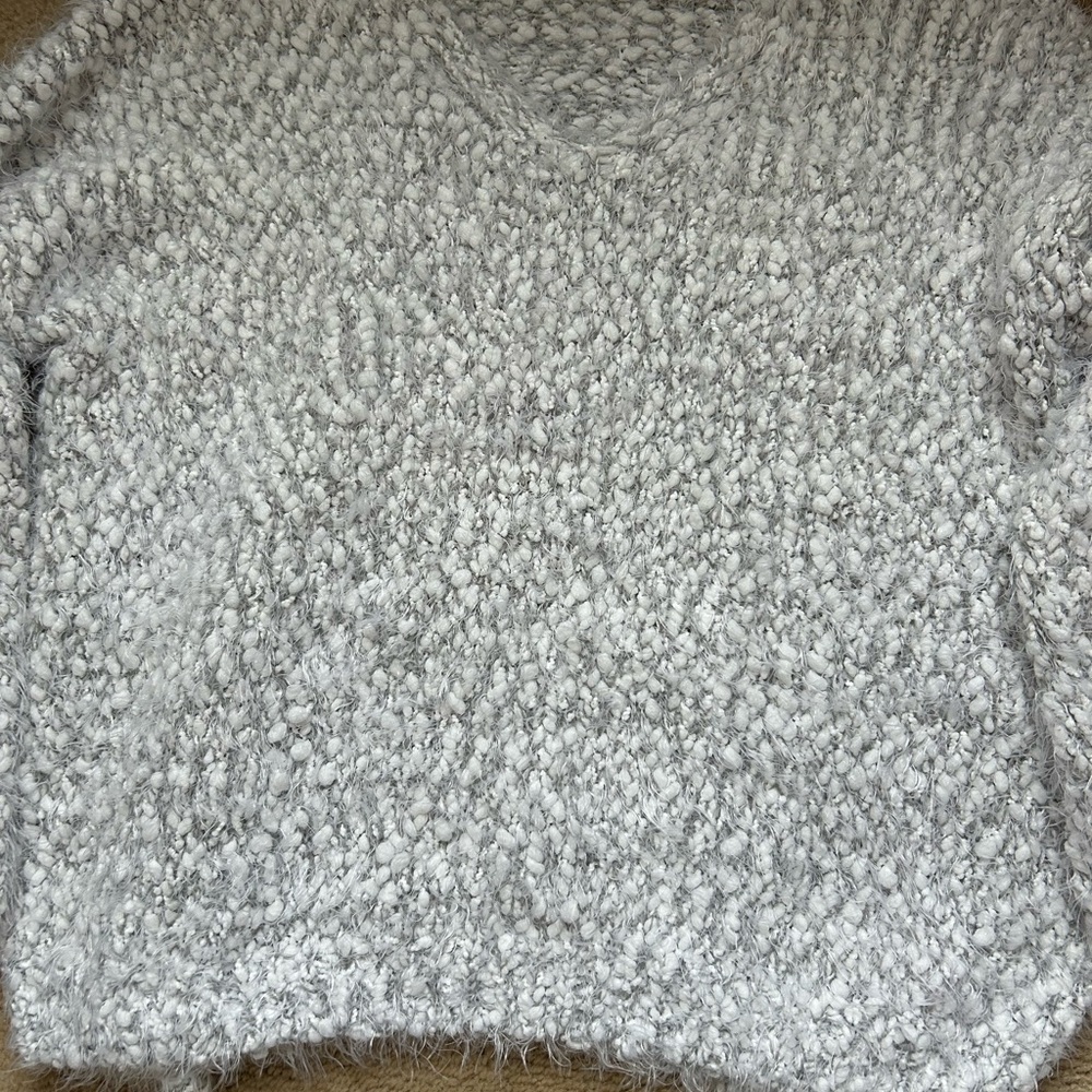 Altar'd State Textured Gray Sweater